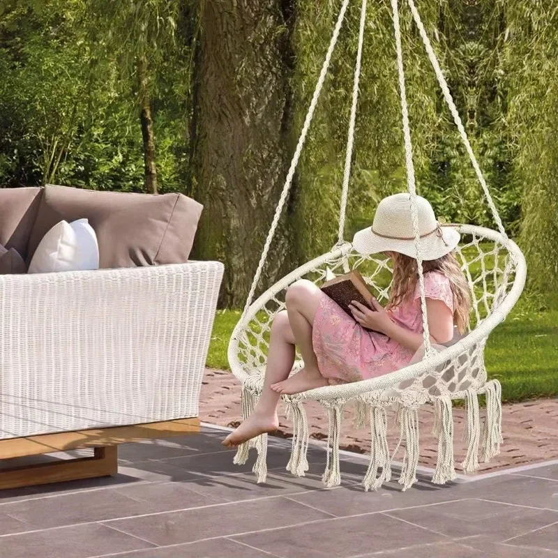 Hammock Chair Outdoor Garden Chair Hanging Hammock Home Bedroom Swing Bed Lazy Chair Indoor Frame Relaxing Chair Beach Chairs Hammock Chair Outdoor Garden Chair Hanging Hammock Home Bedroom Swing Bed Lazy Chair Indoor Frame Relaxing Chair Beach Chairs