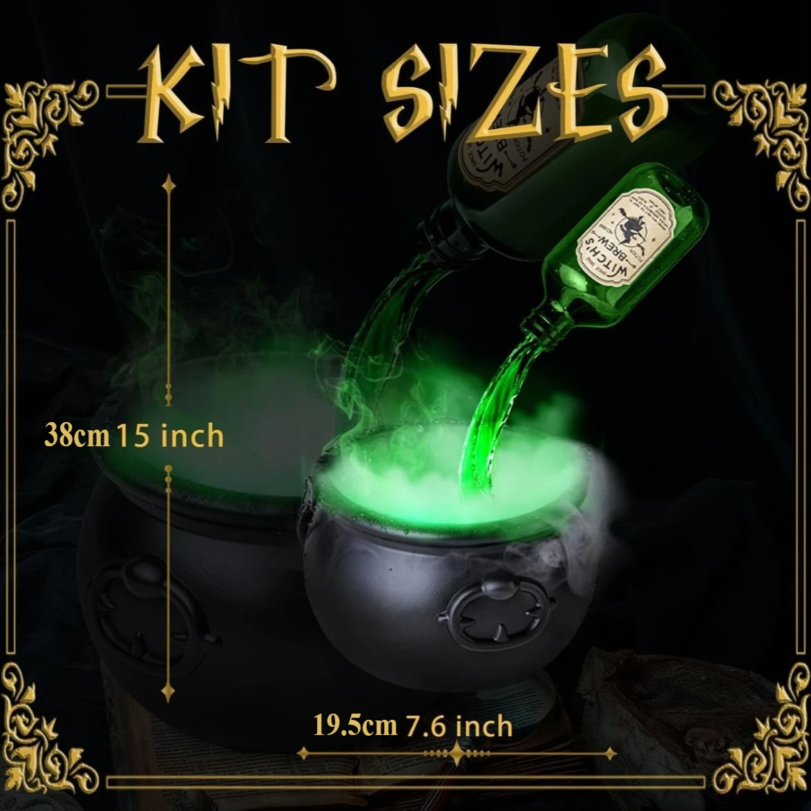 Halloween Black Wizard Bowl Magic Float Bottle and Diffuser Indoor Home Bar Magic Party Horror Ghost Props Halloween Decoration Halloween Black Wizard Bowl Magic Float Bottle and Diffuser Indoor Home Bar Magic Party Horror Ghost Props Halloween Decoration