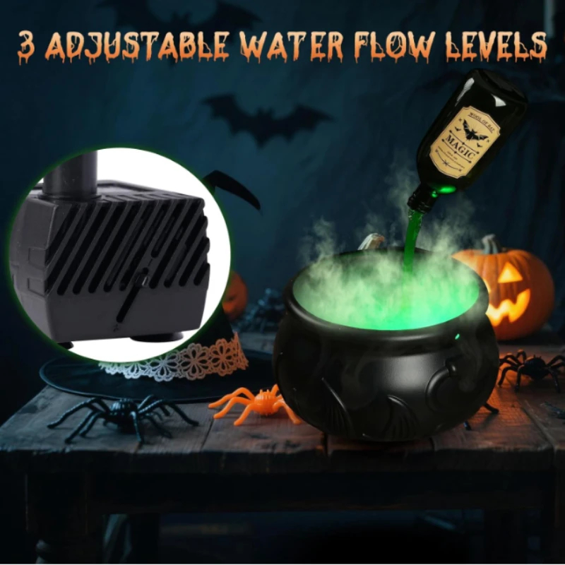Halloween Black Wizard Bowl Magic Float Bottle and Diffuser Indoor Home Bar Magic Party Horror Ghost Props Halloween Decoration Halloween Black Wizard Bowl Magic Float Bottle and Diffuser Indoor Home Bar Magic Party Horror Ghost Props Halloween Decoration