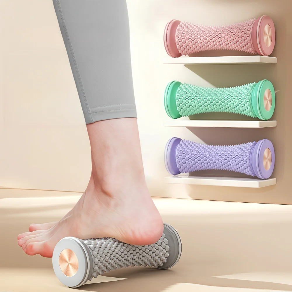 Foot Massager Massage Roller Yoga Massage Ball Plantar Fascia Roller Muscle Relaxation Care Plastic Manual Foot Massager Rollers Foot Massager Massage Roller Yoga Massage Ball Plantar Fascia Roller Muscle Relaxation Care Plastic Manual Foot Massager Rollers