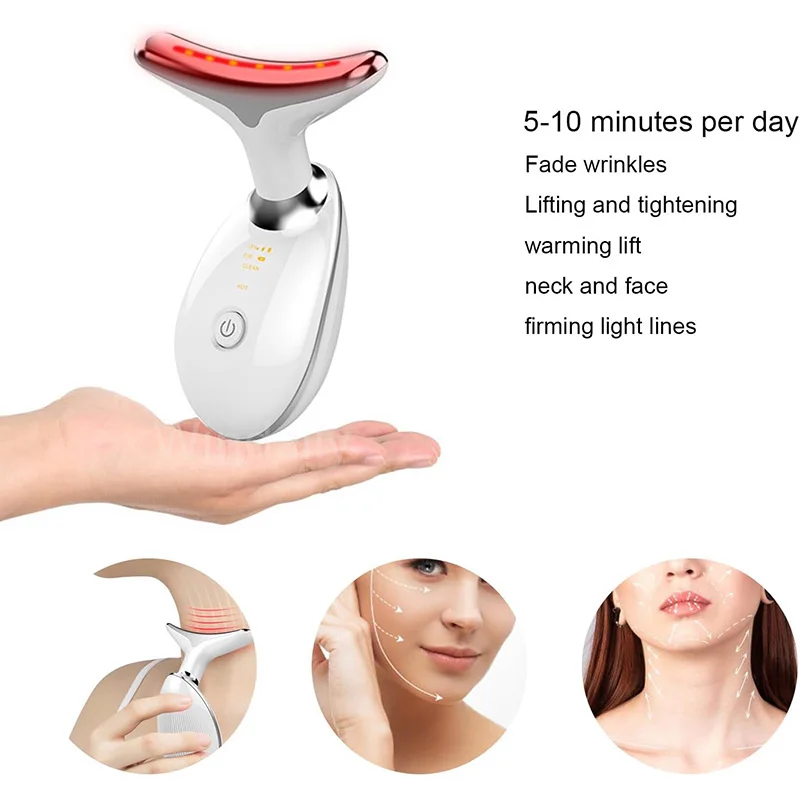 7 Colors Anti Wrinkle Facial Massager Neck Face Beauty Device Skin Tighten Facial Lift Device Reduce Double Chin Skin Care Tool 7 Colors Anti Wrinkle Facial Massager Neck Face Beauty Device Skin Tighten Facial Lift Device Reduce Double Chin Skin Care Tool