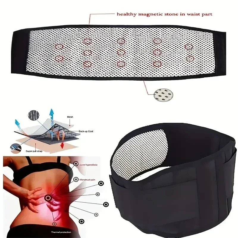 20 Magnets Adjustable Self-heating Magnetic Therapy Back And Waist Support Belt, Waist Massage Belt Sports Support Belt 20 Magnets Adjustable Self-heating Magnetic Therapy Back And Waist Support Belt, Waist Massage Belt Sports Support Belt