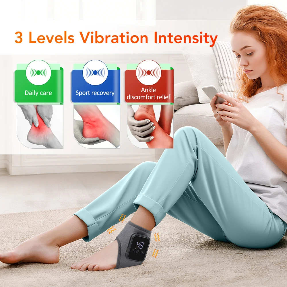 Foot Heat Massager Hot Compresses Vibration Massager Timer Breathable Material USB Foot and Ankle Joint Protection Touchscreen Foot Heat Massager Hot Compresses Vibration Massager Timer Breathable Material USB Foot and Ankle Joint Protection Touchscreen