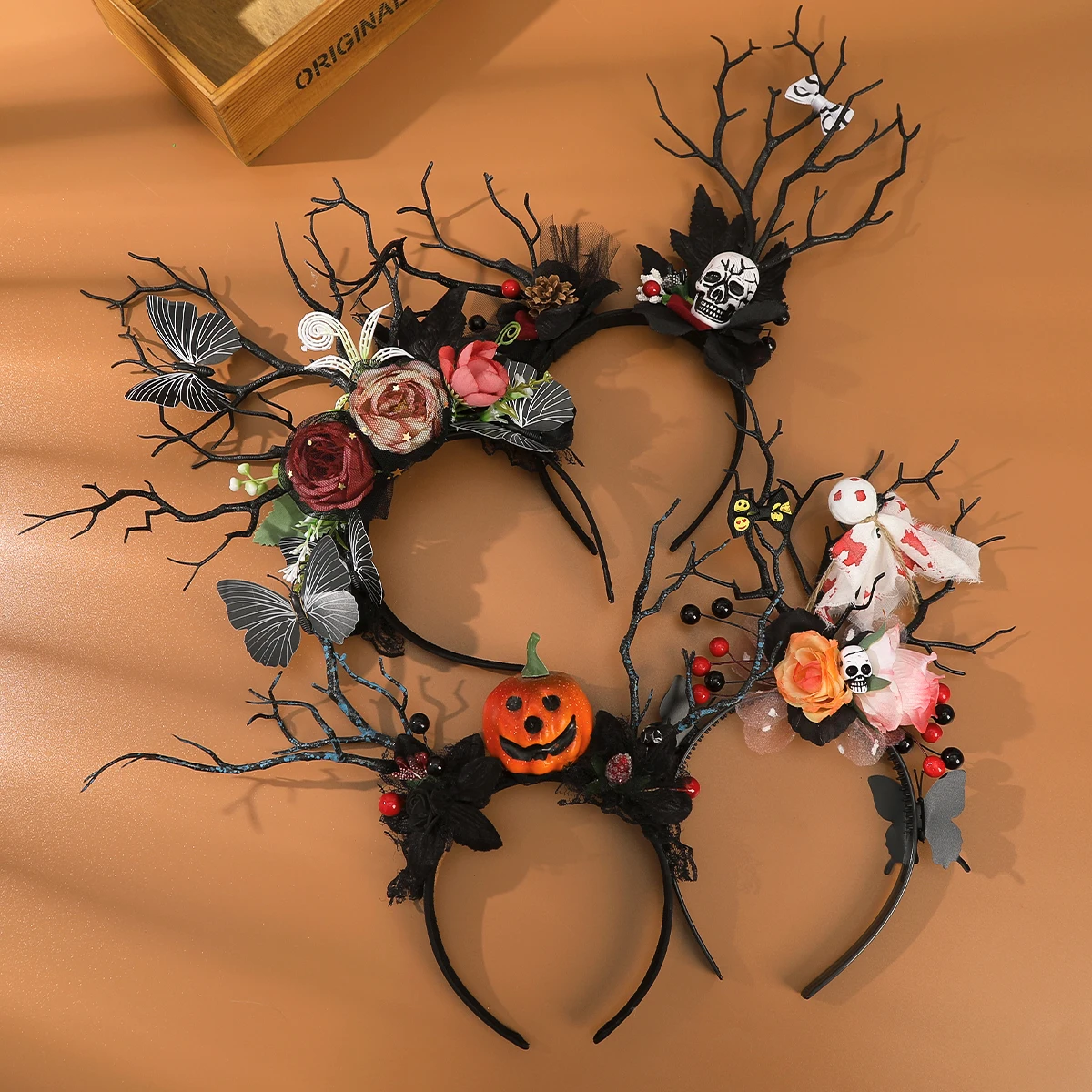Halloween Headband Skull Pumpkin Bat Style Headbands Head Hoop Girls Black Cute Styling Hair Accessories Festival Gifts Halloween Headband Skull Pumpkin Bat Style Headbands Head Hoop Girls Black Cute Styling Hair Accessories Festival Gifts