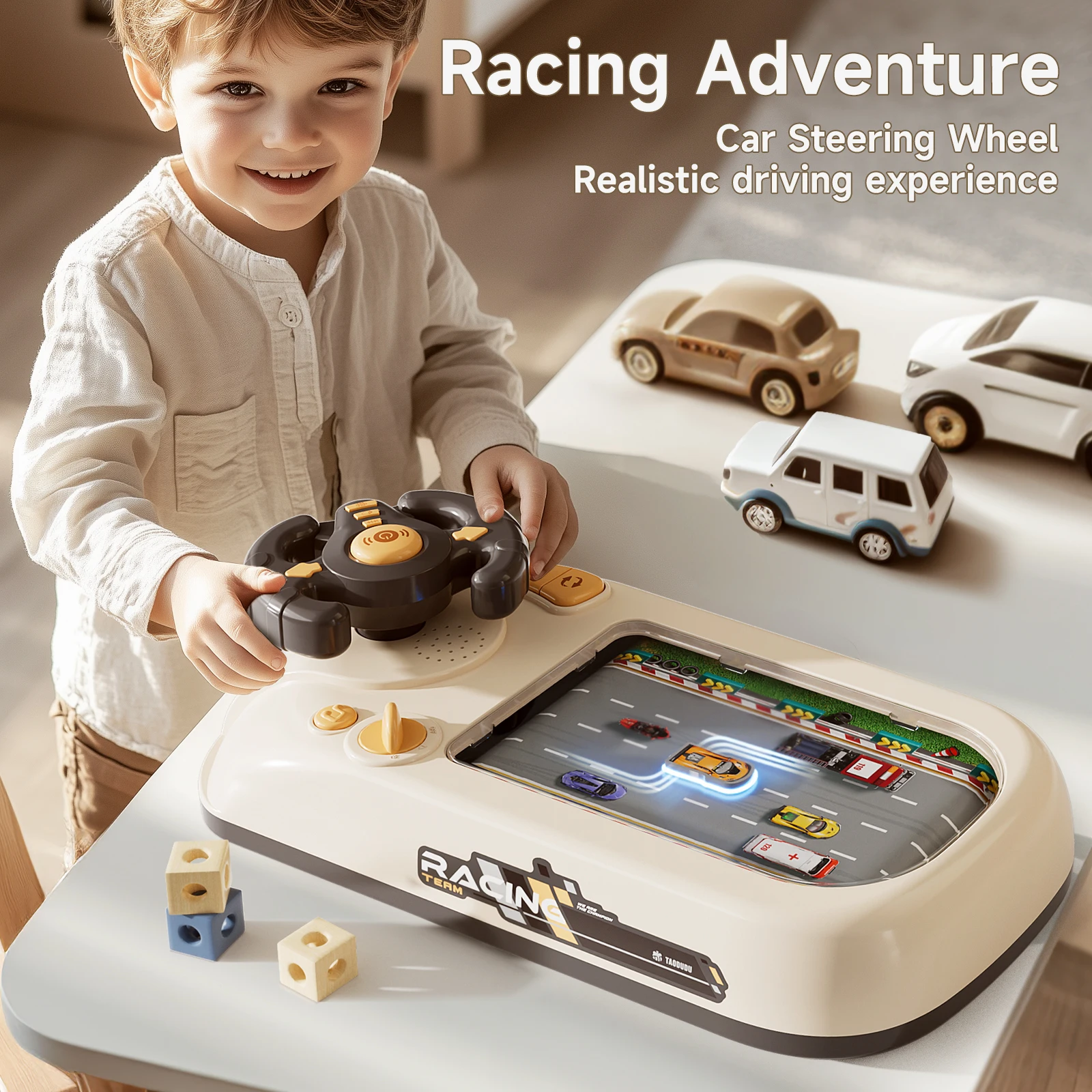 Children’s steering wheel operation obstacle avoidance game machine simulates steering wheel racing car Children's steering wheel operation obstacle avoidance game machine simulates steering wheel racing car