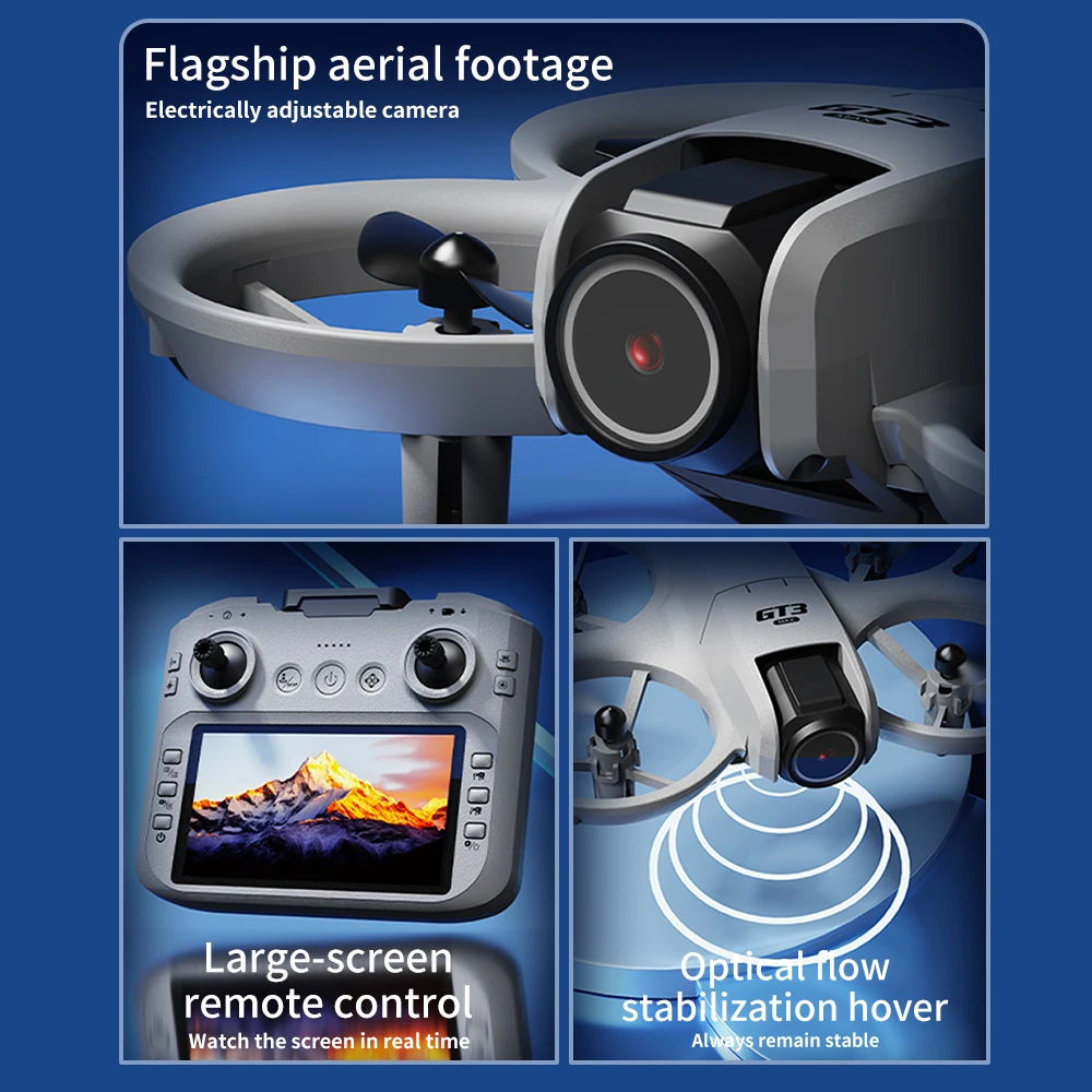 2026 New GT3 Mini Drone WIFI FPV Hover Camera 8K GPS Pocket Coloful Lights UAV Rc Plane Foldable Quadcopter RC Toys Gift For Kid 2026 New GT3 Mini Drone WIFI FPV Hover Camera 8K GPS Pocket Coloful Lights UAV Rc Plane Foldable Quadcopter RC Toys Gift For Kid